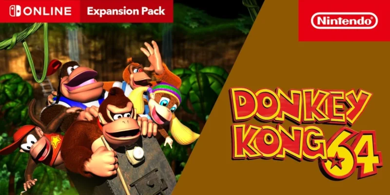 Donkey Kong 64 chega ao Nintendo Switch Online em junho e traz de volta um dos maiores clássicos do Nintendo 64