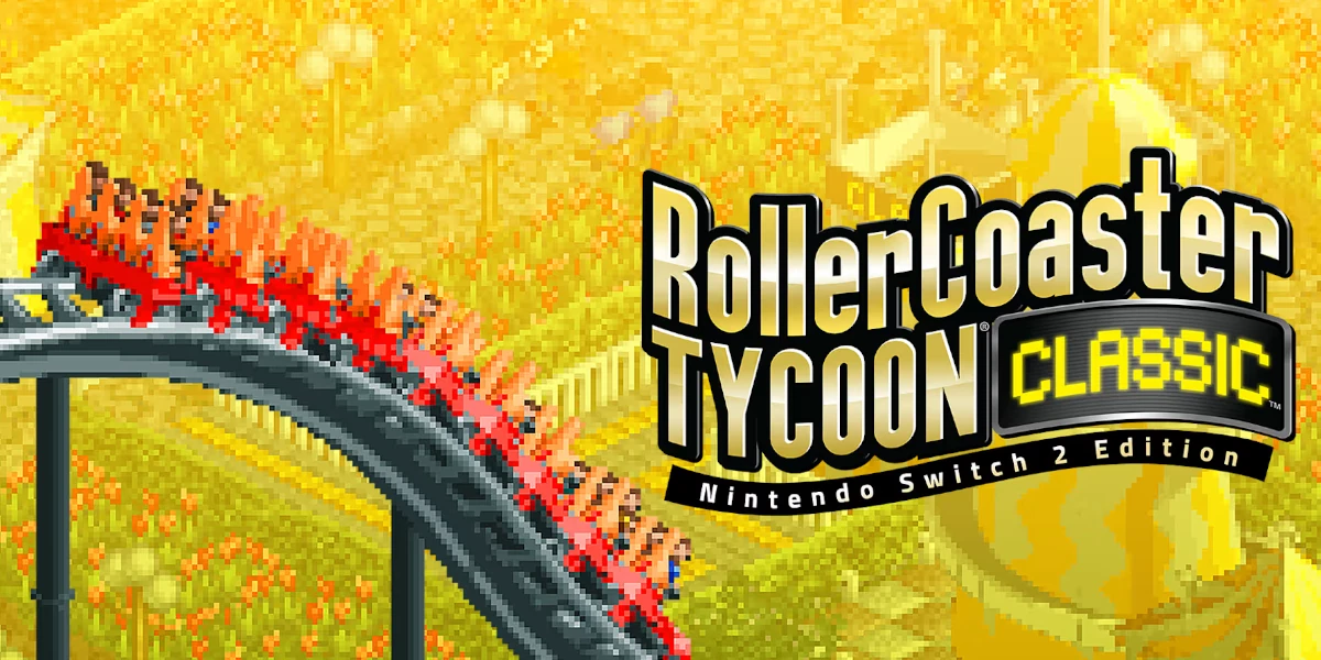 RollerCoaster Tycoon Classic recebe edição especial para Nintendo Switch 2 com melhorias visuais e suporte ao Joy-Con 2