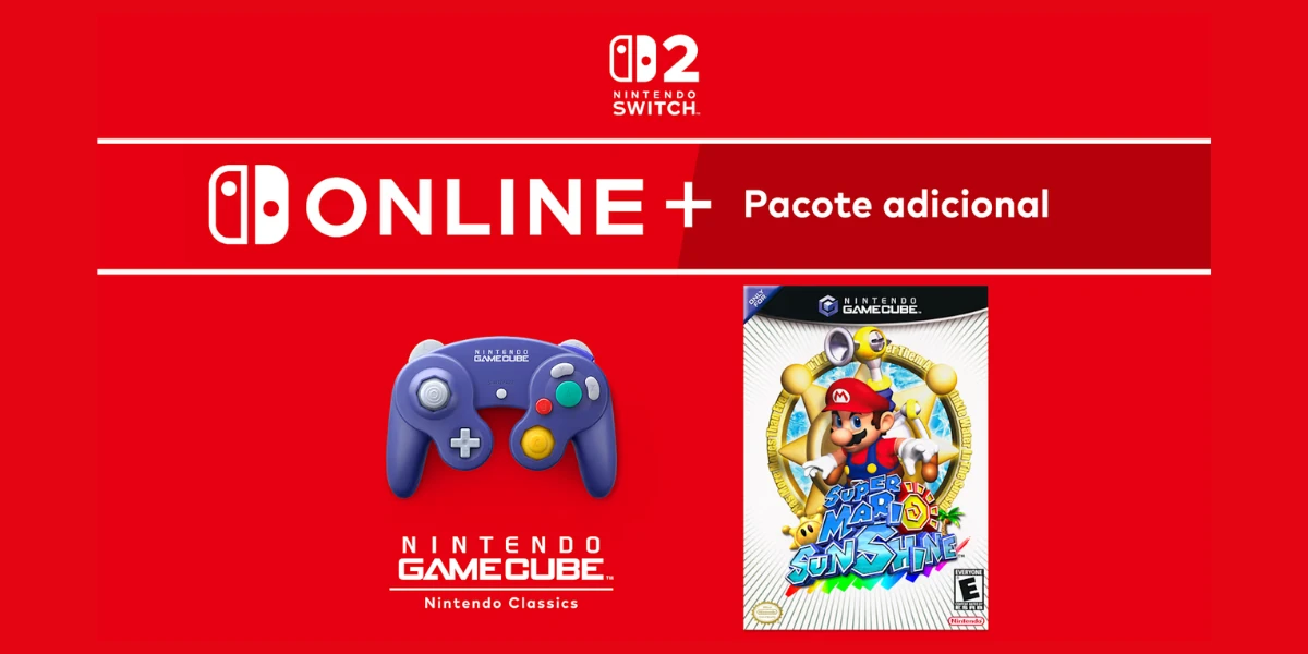 Super Mario Sunshine chega ao Nintendo Classics no Nintendo Switch 2